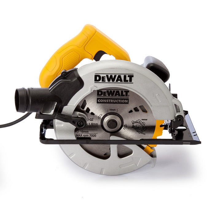 Fierastrau circular de mana DeWalt DWE560, 1350 W, 65 mm adancime taiere, diametru disc 184 mm
