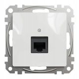 Priza computer, Schneider Electric, Plastic, Alb