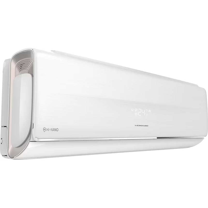 Aer Conditionat HISENSE QF25XW0E, 9000 BTU, A+++/A+++, Inverter, Sterilizare HiNano, Wi-Fi, Alb