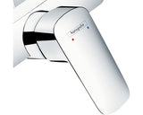 Baterie dus Hansgrohe Logis, monocomanda, crom