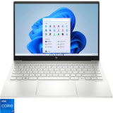 Laptop ultraportabil HP ENVY 14-eb1001nq cu procesor Intel® Core™ i7-11390H, 14", 2.2K, 16GB, 512GB SSD, NVIDIA® GeForce RTX™ 3050 4GB, Windows 11 Home, Natural Silver