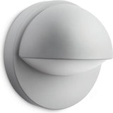 Aplica exterior Philips June, E27, IP44, 19.5cm, Aluminiu, Gri