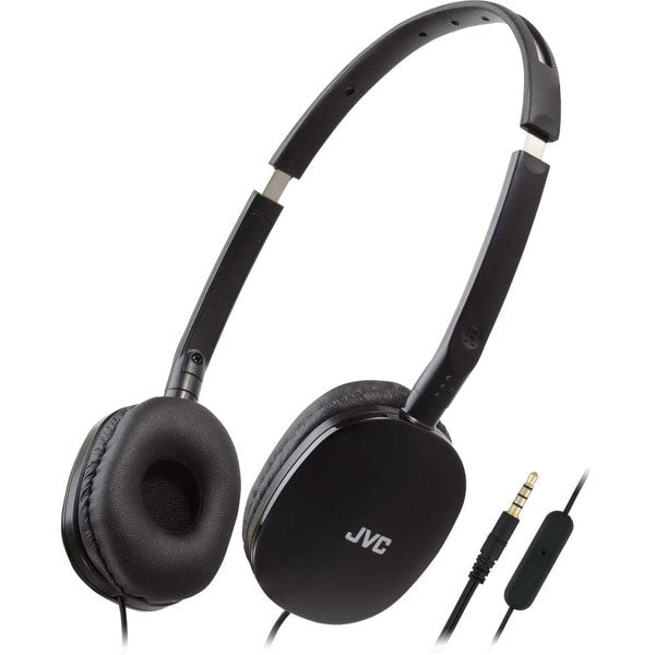 Casti JVC HA-S160M-B-U, Cu Fir, On-Ear, Microfon, Negru