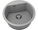 Chiuveta Bucatarie Rotunda Fat Avangard 223 Ø51 Cm, Fatgranit Dark Grey