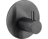 Cuier Baie Form&Style 1 Agatatoare, Montaj Prin Lipire, Grafit