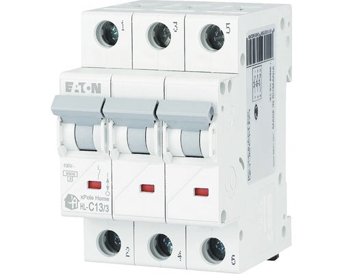 Disjunctor Electric Modular Eaton Xpole Home 3p 13a 4, 5ka, Curba C