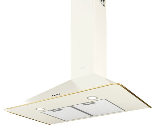 Hota incorporabila decorativa Teka DOS 90.1 BEIGE, Putere absorbtie 650 mc/h, 1 motor, 90 cm, Design rustic, Beige