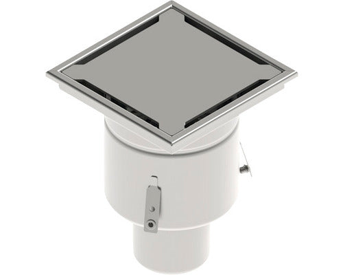 Sifon Pardoseala Inox Stainless VODALAND Gratar Inox 250x250x312 mm Iesire Verticala Ø 110 mm
