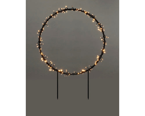 Decoratiune Luminoasa Inel Lafiora 180 Led-uri Ø 60 Cm Alb Cald