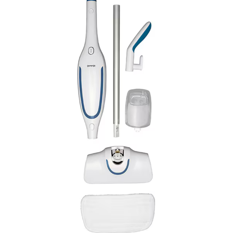 Mop cu aburi GORENJE SC1200W, 0.35l, 1200W, Alb-Albastru