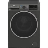 Masina de spalat rufe cu uscator Beko B5DFT58442M, Spalare 8 kg, Uscare 5 kg, 1400 RPM, Clasa A, HygieneTherapy, SteamCure, HomeWhiz, ProSmart Inverter Motor, AddXtra, Gri