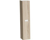 Dulap baie inalt suspendat Cubo, 2 usi, PAL, 30x130 cm, alb