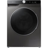 Masina de spalat cu uscator Samsung WD12TP34DSX/S7, Spalare 12 kg, Uscare 8 kg, 1400 rpm, Clasa A, Eco Bubble, Quick Bubble, AI Control, AirWash, Hygiene Steam, Motor Digital Inverter, Smart Control, Negru