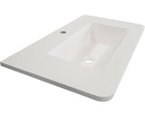 Lavoar Savini Geos, 81 cm, Compozit, Alb
