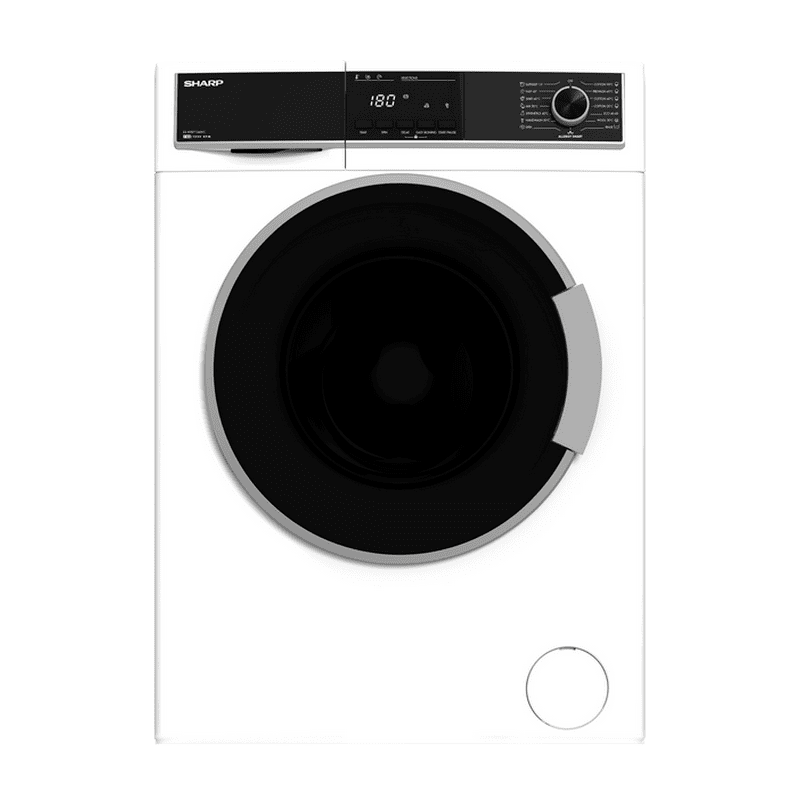 Masina de spalat rufe frontala SHARP ES-HFB712AWC-EE, Advanced Inverter, 7 kg, 1200 rpm, Clasa C, Alb