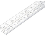 Cornier Metalic Perforat Alberts Conceptor 35x35x1, 5 Mm, Lungime 1m, Argintiu