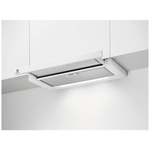 Hota telescopica incorporabila Electrolux LFP616W, Putere de absorbtie 600 mc/h, 1 motor, 60 cm, Alb
