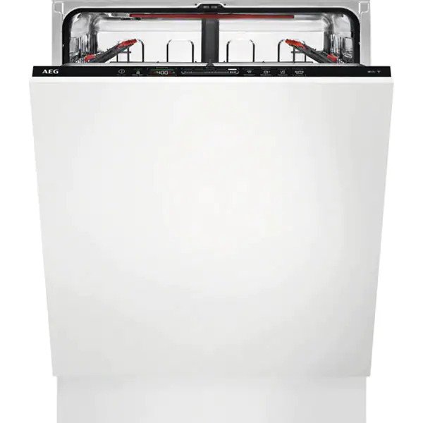 Masina de spalat vase incorporabila AEG FSE74608P, 13 seturi, 7 programe, AirDry, QuickSelect, WiFi, Afisaj digital, Clasa C, Motor inverter, 60 cm