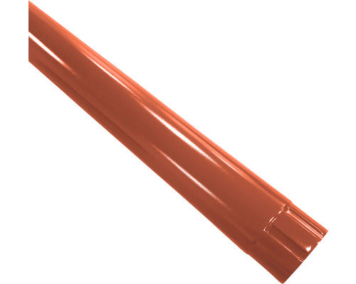 Burlan Metalic PRECIT 4 m Ø 90 mm Rosu Oxid RAL 3009