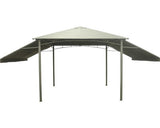 Pavilion Gradina Cu Parti Laterale Pliabile Si Cadru Metalic Garden Place 3x3x2, 7 M Poliester Antracit