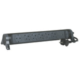 Prelungitor rotativ Legrand Revolution L694513, cu intrerupator iluminat, 6 prize, protectie supratensiune, indicator LED, sectiune cablu 3x1.5mm, cordon 1.5m, Negru/Gri
