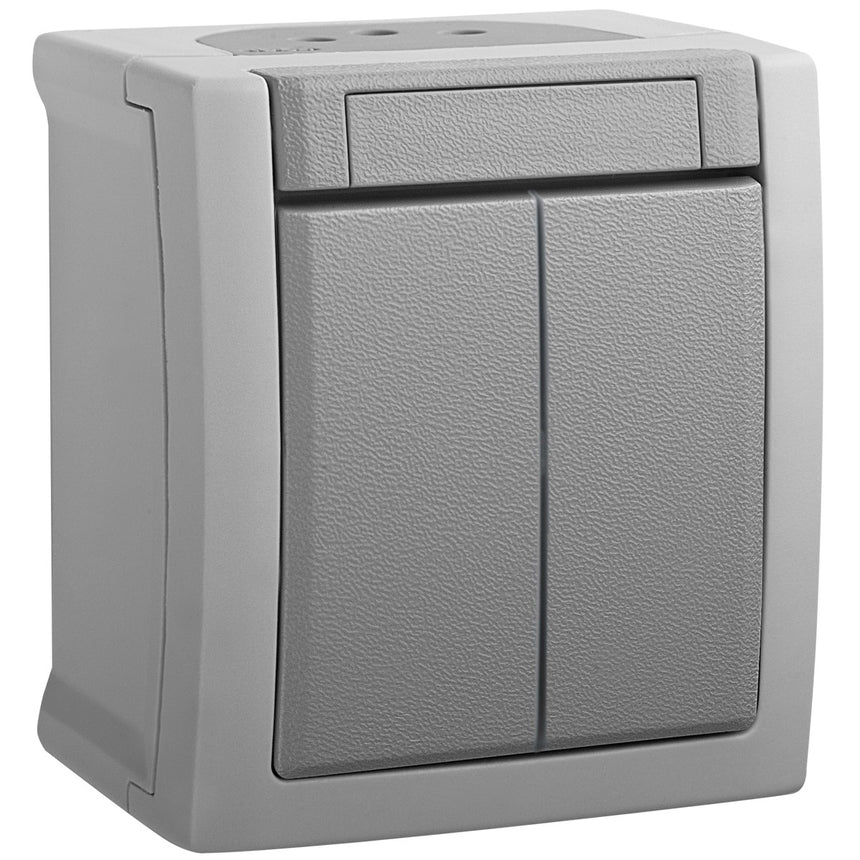 Intrerupator Panasonic Pacific, IP54, Gri