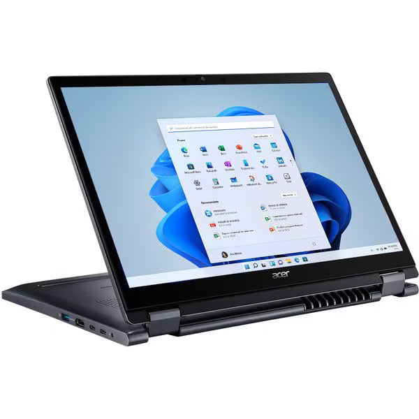Laptop 2 In 1 Acer Travelmate P4 TMP414RN-53G-TCO, Intel Core I7-1355u Pana La 5ghz, 14" Wuxga, 32gb, Ssd 1tb, Nvidia Geforce Rtx 2050 4gb, Windows 11 Pro, Negru