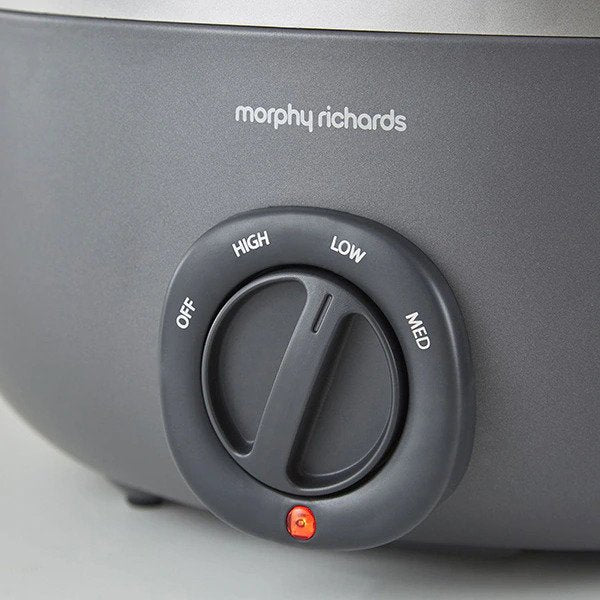 Multicooker MORPHY RICHARDS Titanium 461022EERROM, 6.5l, 290W, 3 programe, Negru-Argintiu