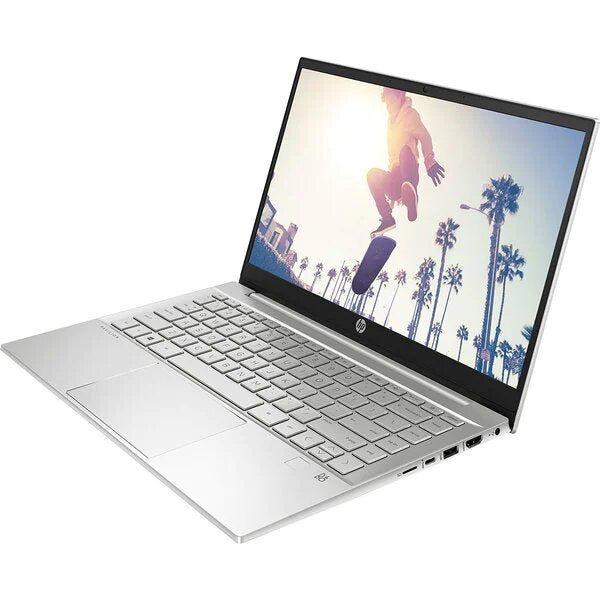 Laptop HP Pavilion 14-ec1013nq, AMD Ryzen 5 5625U pana la 4.3GHz, 14" Full HD, 16GB, SSD 512GB, AMD Radeon Graphics, Free DOS, Argintiu