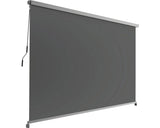 Copertina Retractabila Verticala 3, 94x3, 94 M Transparenta Pentru Pergola Poliester Negru