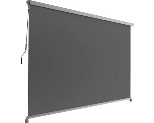 Copertina Retractabila Verticala 3, 94x3, 94 M Transparenta Pentru Pergola Poliester Negru
