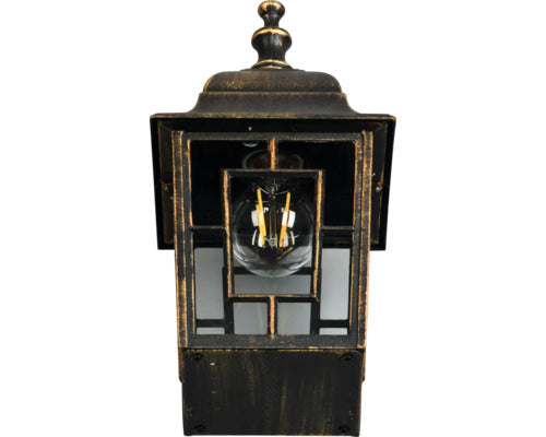 Aplica Felinar In Jos Volturno E27 Max. 1x60w, Ruginiu Antic