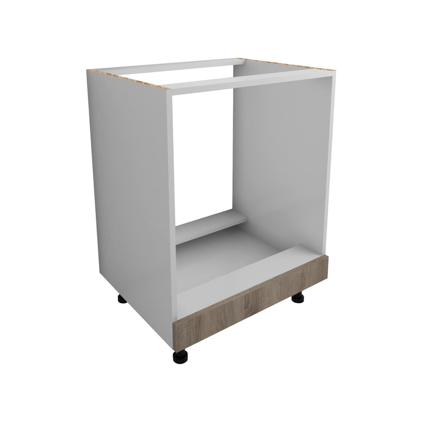 Corp Cuptor haaus Karo, Stejar Sonoma Inchis/Alb, 60 x 50 x 80 cm