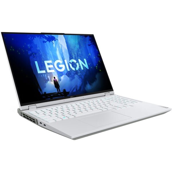 Laptop Gaming LENOVO Legion 5 Pro, Intel Core i5-12500H pana la 4.5GHz, 16" WQXGA, 16GB, SSD 512GB, NVIDIA GeForce RTX 3060 6GB, Free Dos, Alb