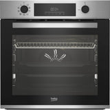 Cuptor incorporabil Beko BBIM12300XPSE, Electric, 72 l, Autocuratare pirolitica, AEROperfect, SoftClose door, SteamShine, Grill, Display LED, Clasa A+, Inox