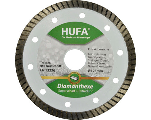 Disc Diamantat Profesional Hufa Diamanthexe Ø125x22,23 Mm