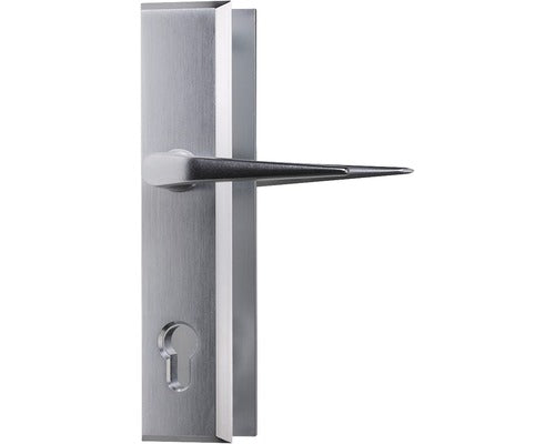 Manere Cu Sild Usa Intrare Abus Bp90f1 90/240 Mm, Pentru Cilindru, Argintiu