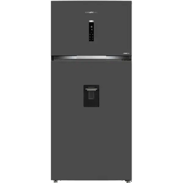 Frigider cu Doua Usi GRUNDIG GDN18860FHXN, No Frost, 630 l, H 187 cm, Clasa C, Dark Inox