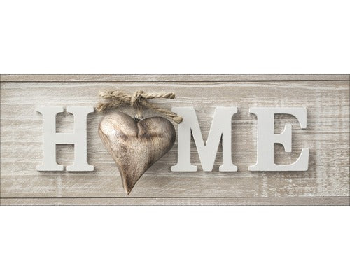 Tablou Sticla Wooden Home 50x125 Cm