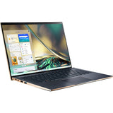 Laptop ACER Swift 5 SF514-56T-42P, Intel Core i7-1260P pana la 4.7GHz, 14" WQXGA Touch, 16GB, SSD 1TB, Intel Iris Xe Graphics, Windows 11 Home, Albastru Inchis