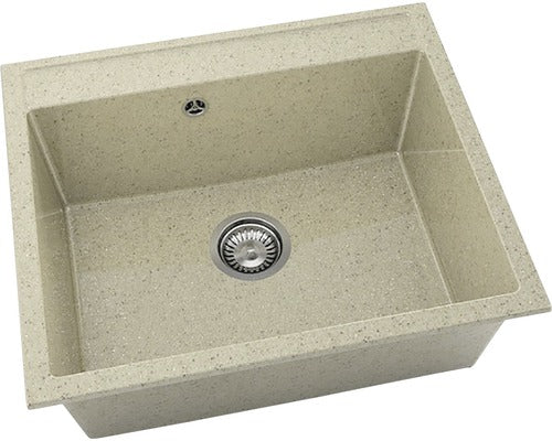 Chiuveta Bucatarie Cu O Cuva Fat Avangard 227 60x51 Cm, Fara Picurator, Granixit Sandcastle