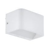 Aplica SANIA 4, EGLO, LED, 6W, 600 lm, lumina calda, aluminiu, alb, 13 x 8 x 9 cm, A++