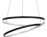 Pendul Cu Led Integrat Ruotale 37w 4800 Lumeni, Negru