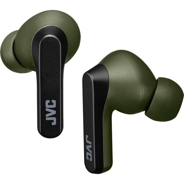 Casti JVC HA-A9T-G-E, True Wireless, Bluetooth, In-Ear, Microfon, Verde-Negru