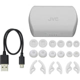 Casti JVC HA-ET45T, True Wireless, Bluetooth, In-Ear, Microfon, Gri