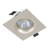 Spot incastrabil SALICETO, 98474, EGLO, LED, 6W, 450 lm, 4000K, aluminiu, nichel mat, 8.8 x 8.8 x 4.2 cm