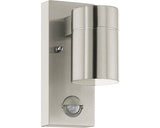 Aplica Cu Led Integrat Riga 2, 8w 240 Lumeni, Senzor De Miscare/crepuscular, Pentru Exterior Ip44, Otel Inoxidabil