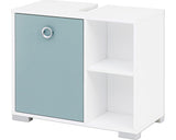 Baza Lavoar Kimi 650, 1 Usa, PAL, 65,3 cm, Alb Creta Albastru