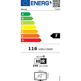 Televizor HISENSE Mini-LED ULED 75U8KQ, 190 cm, Smart, 4K Ultra HD, Clasa F