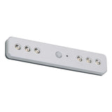 Aplica LED cu senzor de miscare si de lumina, Briloner, 6xLED/0,08W 5 lm, lumina rece 6500K, IP20